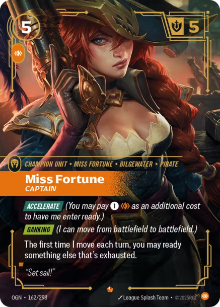 MISS FORTUNE, CAPTAIN - OGN-162/298
