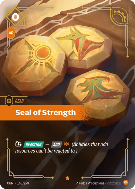SEAL OF STRENGTH - OGN-163/298