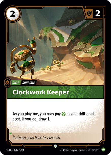 CLOCKWORK KEEPER - OGN-044/298
