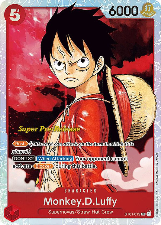 Monkey.D.Luffy (012) - ST01-012 - Super Rare Foil (Inglés Foil NM)
