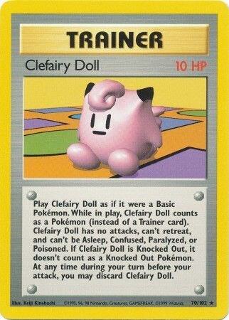 Clefairy Doll - 70/102 - Rare (Español NM)