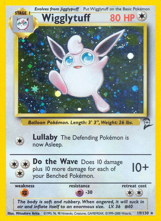 Wigglytuff - 19/130 - Rare Holo (Inglés Foil NM)