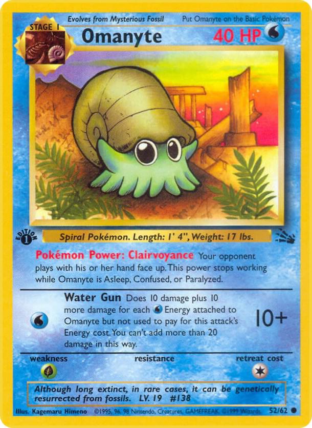 Omanyte - 52/62 - Common (Inglés DMG)