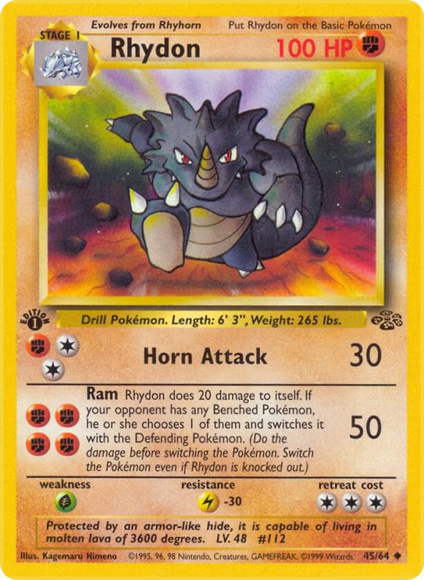 Rhydon - 45/64 - Uncommon (Español DMG)