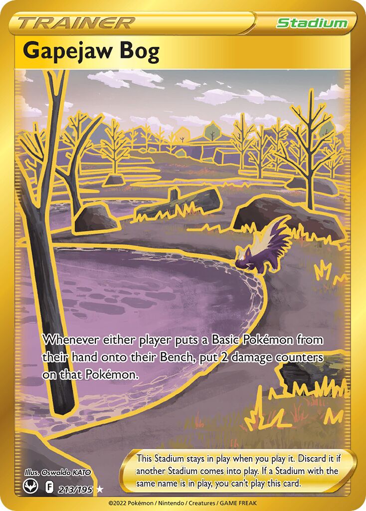 Gapejaw Bog - 213/195 - Rare Secret (Inglés Foil NM)