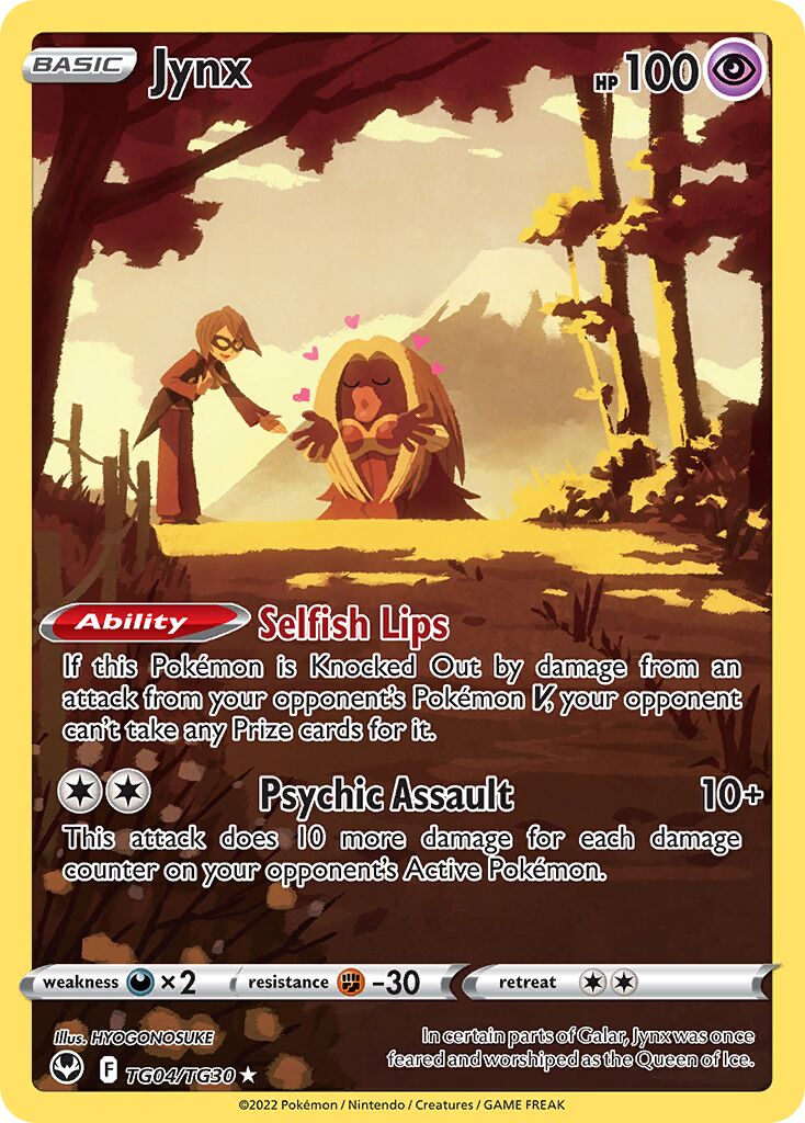 Jynx - TG04/TG30 - Rare Holo (Inglés Foil NM)