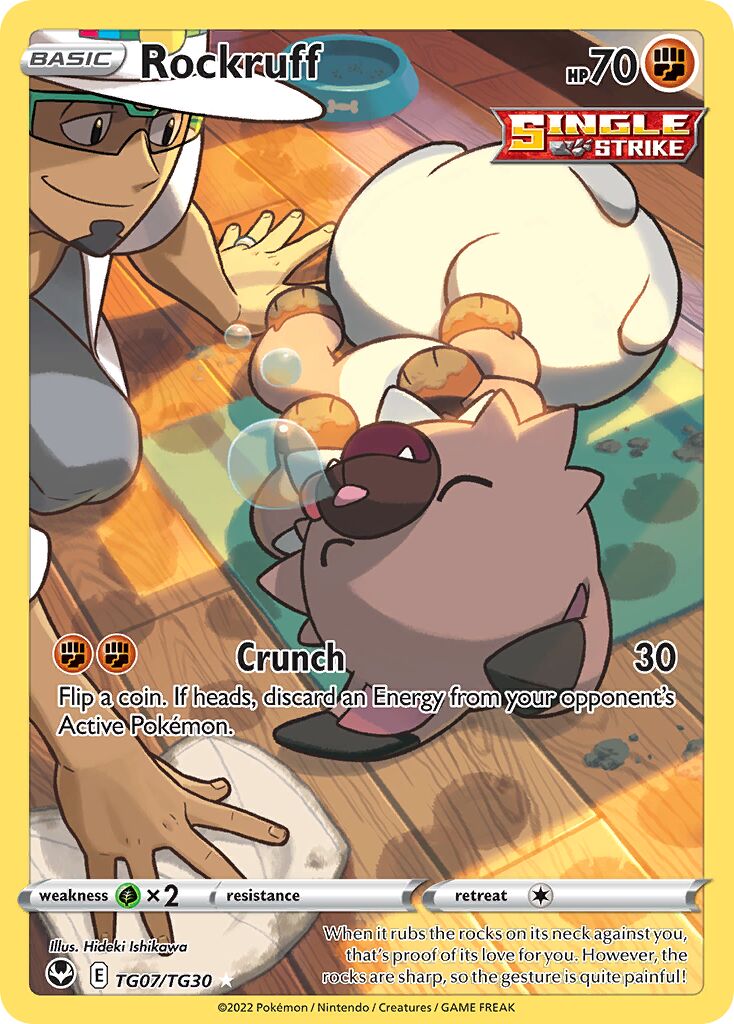 Rockruff - TG07/TG30 - Rare Holo (Inglés Foil NM)