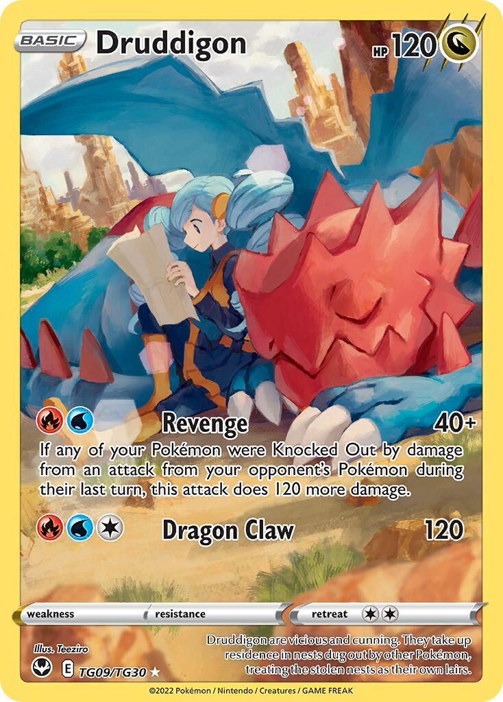 Druddigon - TG09/TG30 - Rare Holo (Inglés Foil NM)
