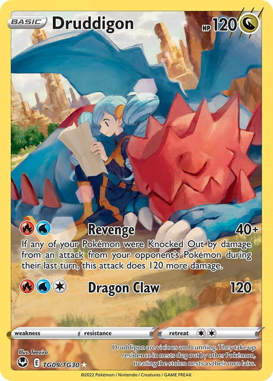 Druddigon - TG09/TG30 - Rare Holo (Inglés Foil NM)