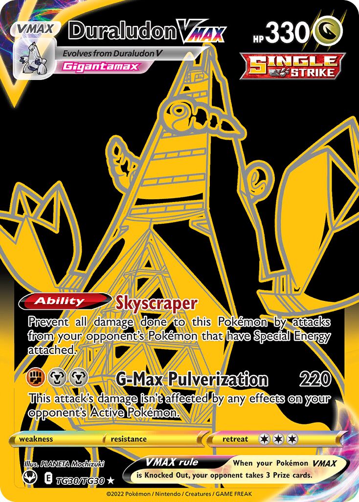 Duraludon VMAX - TG30/TG30 - Rare Secret (Inglés Foil NM)
