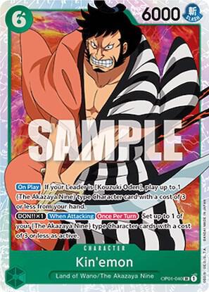 Kin'emon - OP01-040 - Super Rare Foil (Inglés Foil NM)