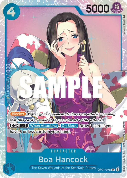 Boa Hancock - OP01-078 - Super Rare Foil (Inglés Foil NM)