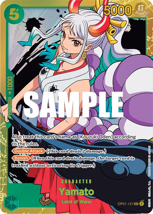Yamato - OP01-121 - Secret Rare Foil (Inglés Foil NM)