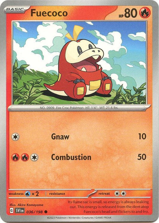 Fuecoco - 036/198 - Common (Inglés NM)
