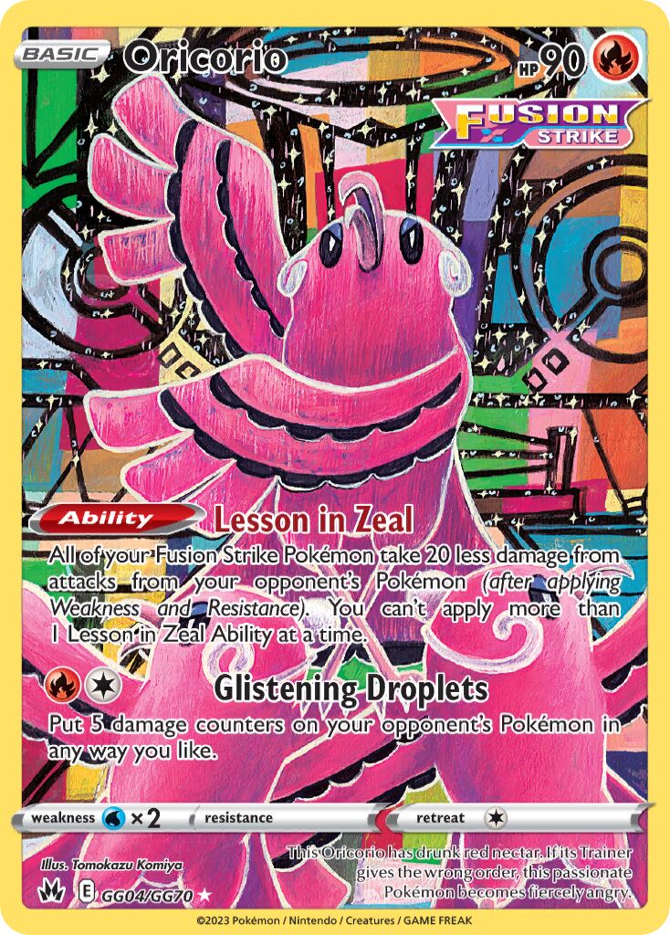 Oricorio - GG04/GG70 - Rare Holo (Español Foil NM)