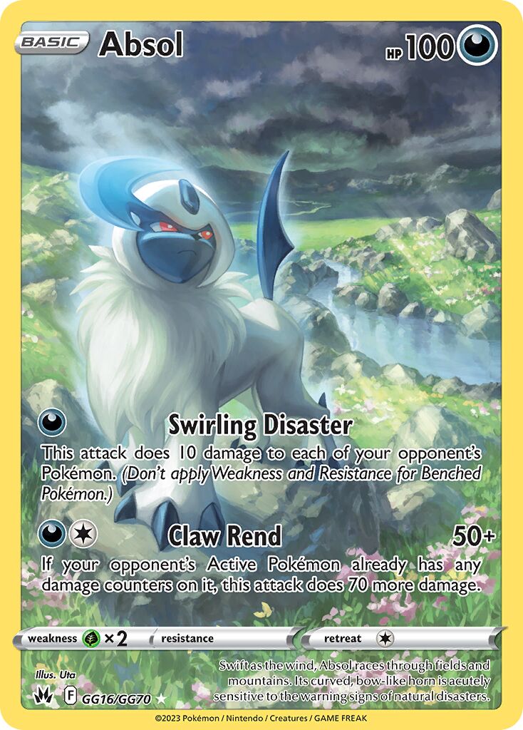 Absol - GG16/GG70 - Rare Holo (Inglés Foil NM)
