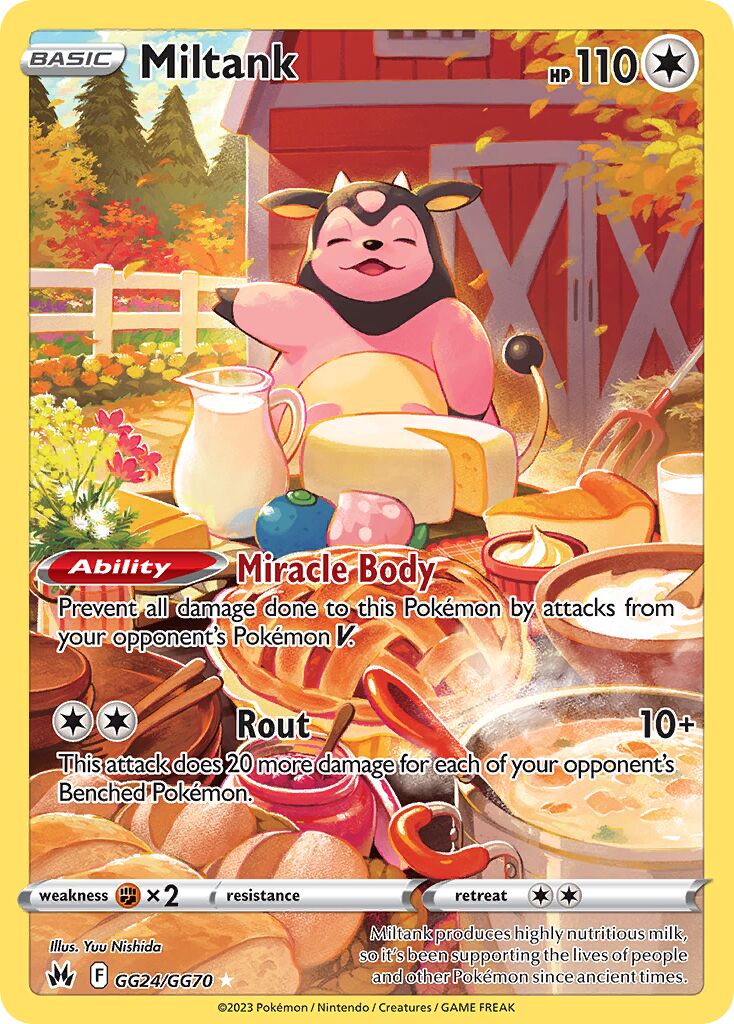 Miltank - GG24/GG70 - Rare Holo (Inglés Foil NM)