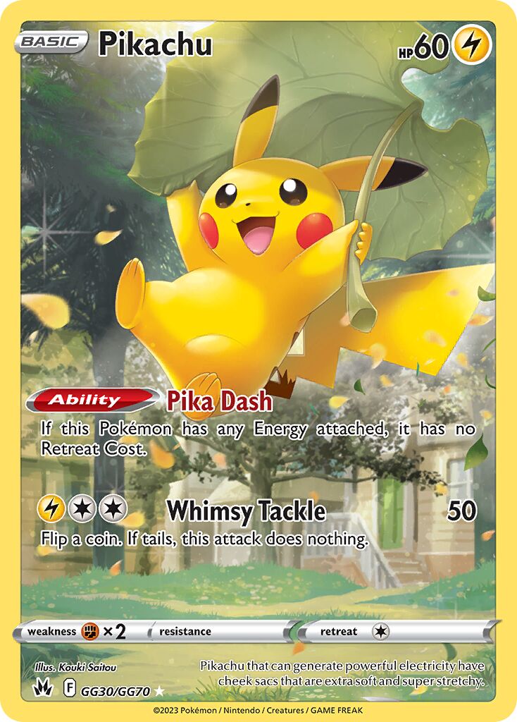 Pikachu - GG30/GG70 - Rare Holo (Español Foil NM)