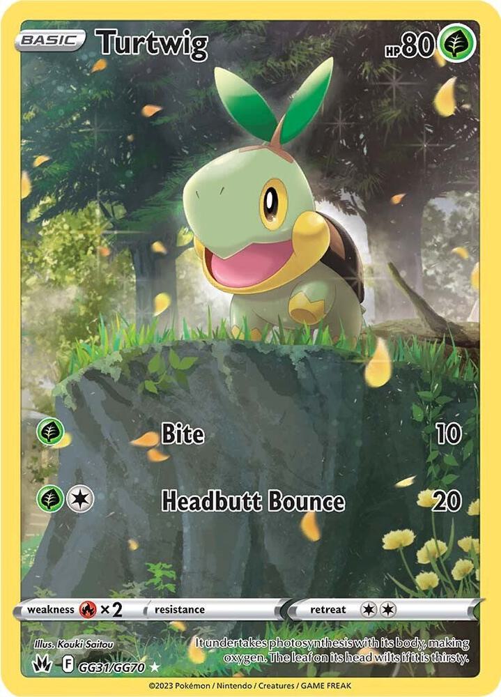 Turtwig - GG31/GG70 - Rare Holo (Inglés Foil NM)