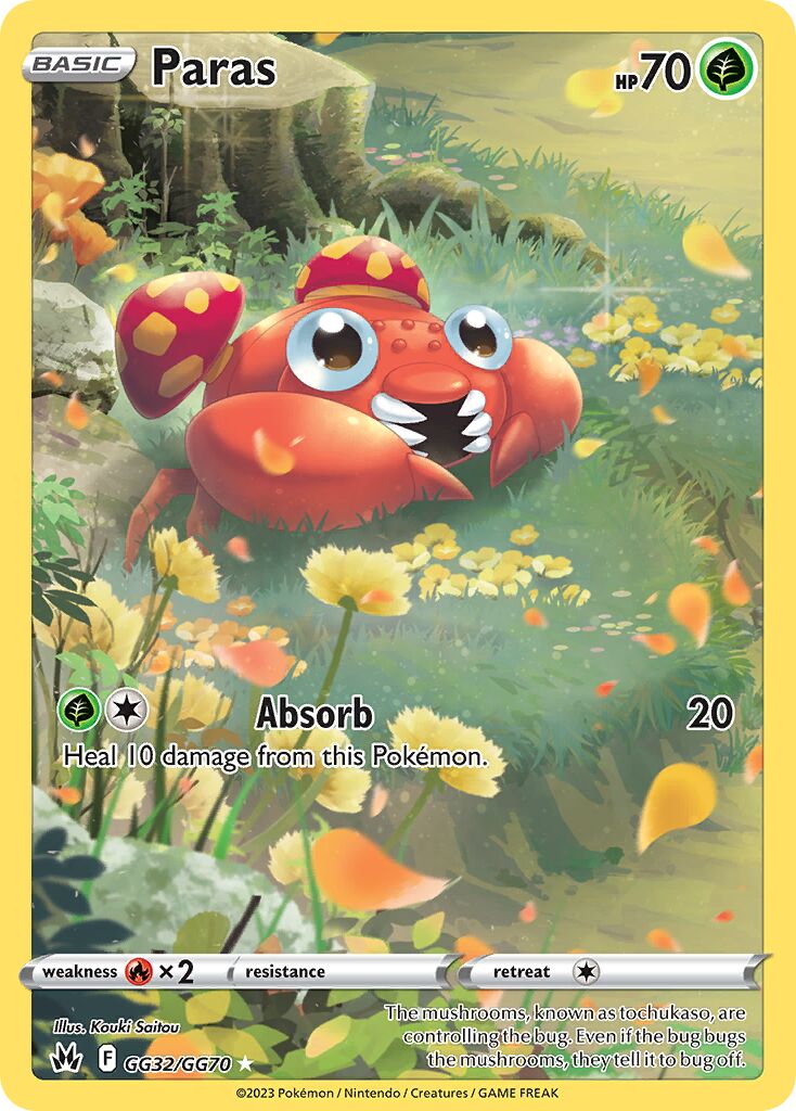 Paras - GG32/GG70 - Rare Holo (Inglés Foil NM)