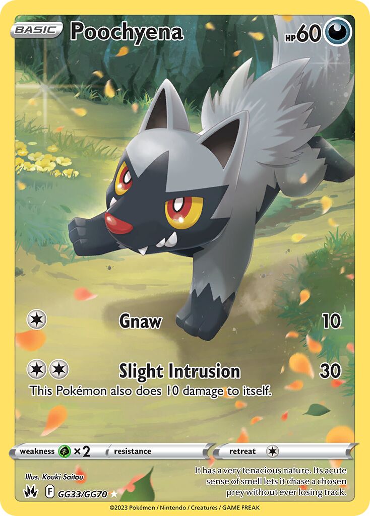 Poochyena - GG33/GG70 - Rare Holo (Español Foil NM)