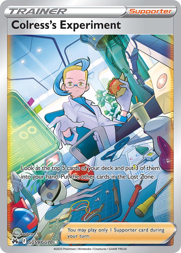 Colress's Experiment - GG59/GG70 - Rare Ultra (Inglés Foil NM)