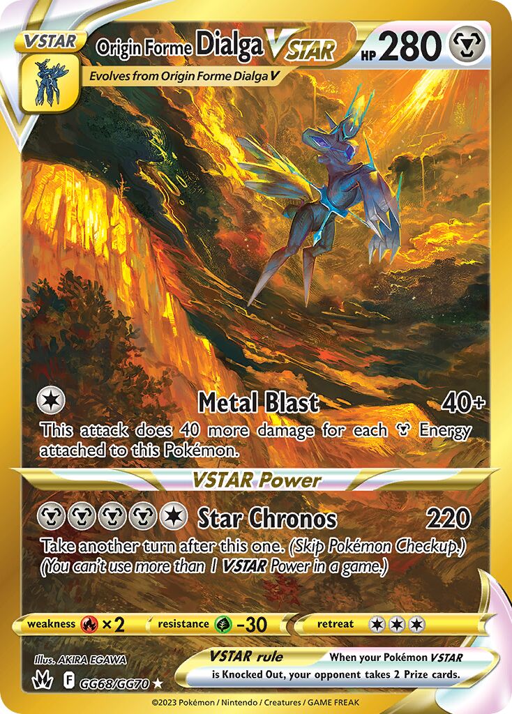 Origin Forme Dialga VSTAR - GG68/GG70 - Rare Secret (Inglés Foil NM)
