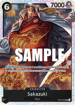 Sakazuki - OP02-099 - Super Rare Foil (Inglés Foil NM)