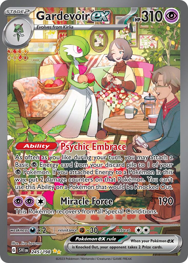 Gardevoir ex - 245/198 - Special Illustration Rare (Inglés Foil LP)