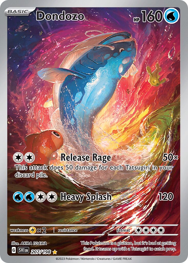 Dondozo - 207/198 - Illustration Rare (Inglés Foil NM)
