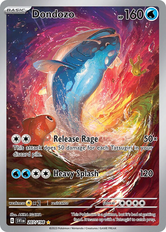 Dondozo - 207/198 - Illustration Rare (Inglés Foil NM)