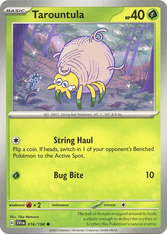 Tarountula - 016/198 - Common (Inglés Reverse Holo NM)