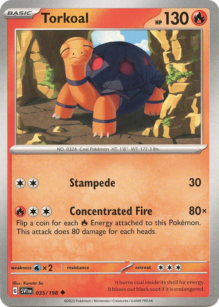 Torkoal - 035/198 - Uncommon (Inglés NM)