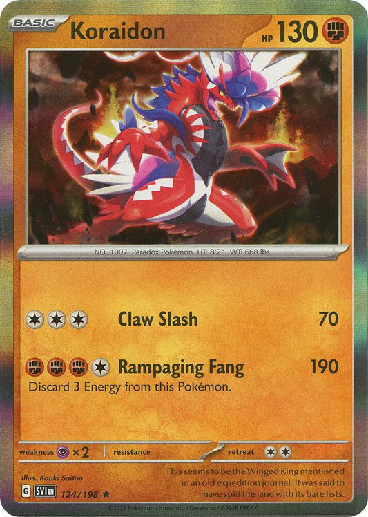 Koraidon - 124/198 - Rare (Inglés Foil NM)