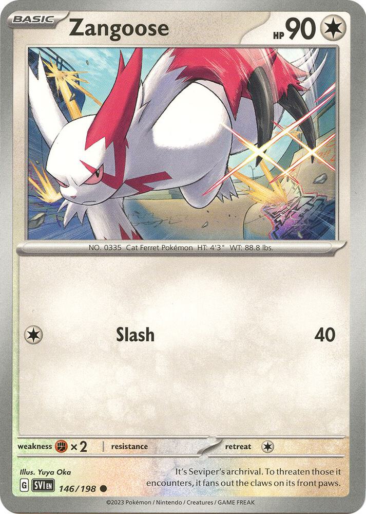 Zangoose - 146/198 - Common (Inglés NM)