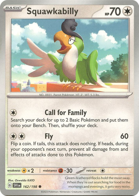 Squawkabilly - 162/198 - Common (Inglés NM)
