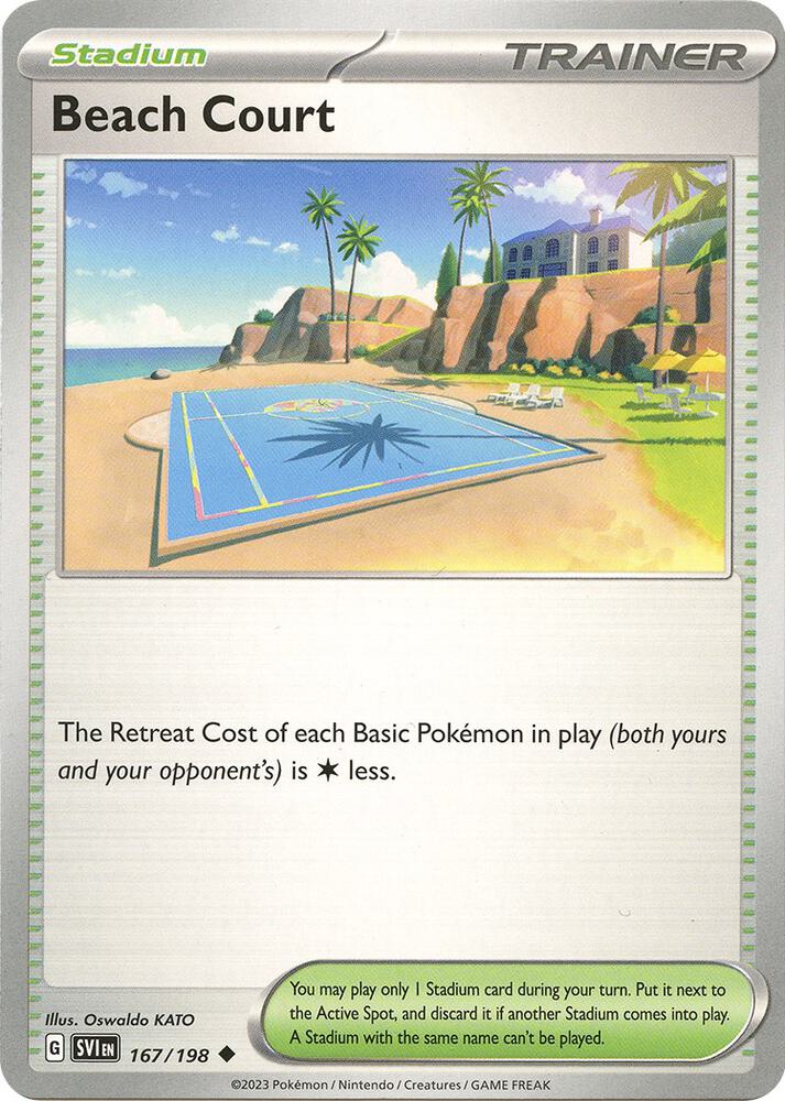 Beach Court - 167/198 - Uncommon (Inglés NM)