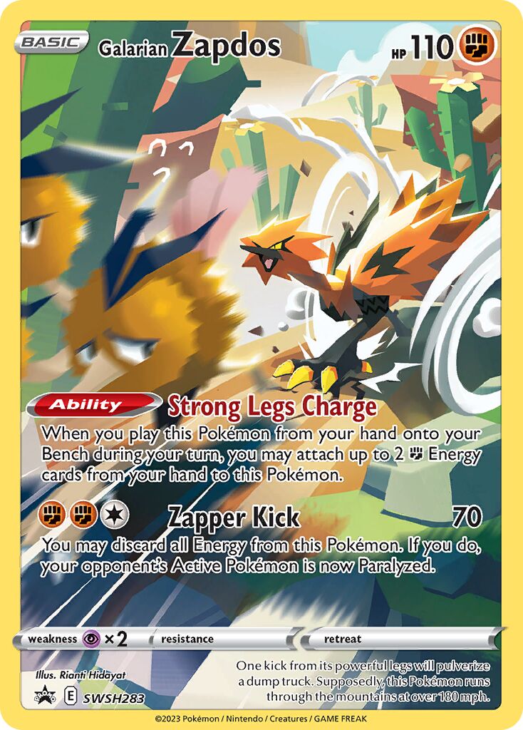 Galarian Zapdos - SWSH283 - Promo (Español Foil NM)