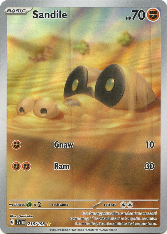 Sandile - 216/198 - Illustration Rare (Inglés Foil NM)