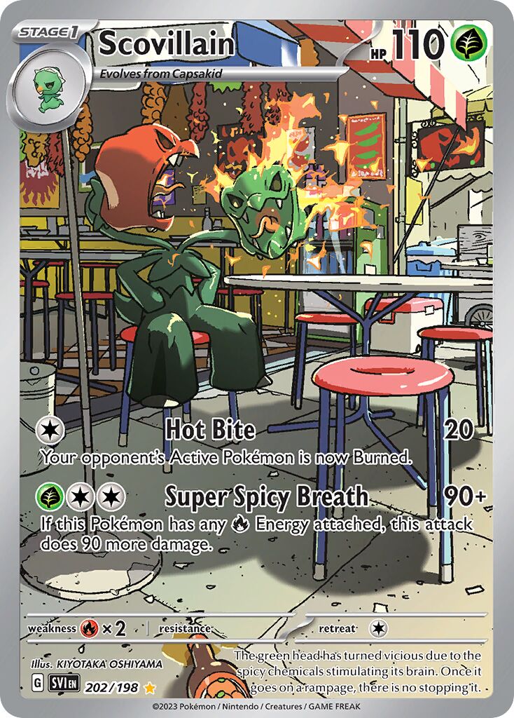 Scovillain - 202/198 - Illustration Rare (Inglés Foil NM)