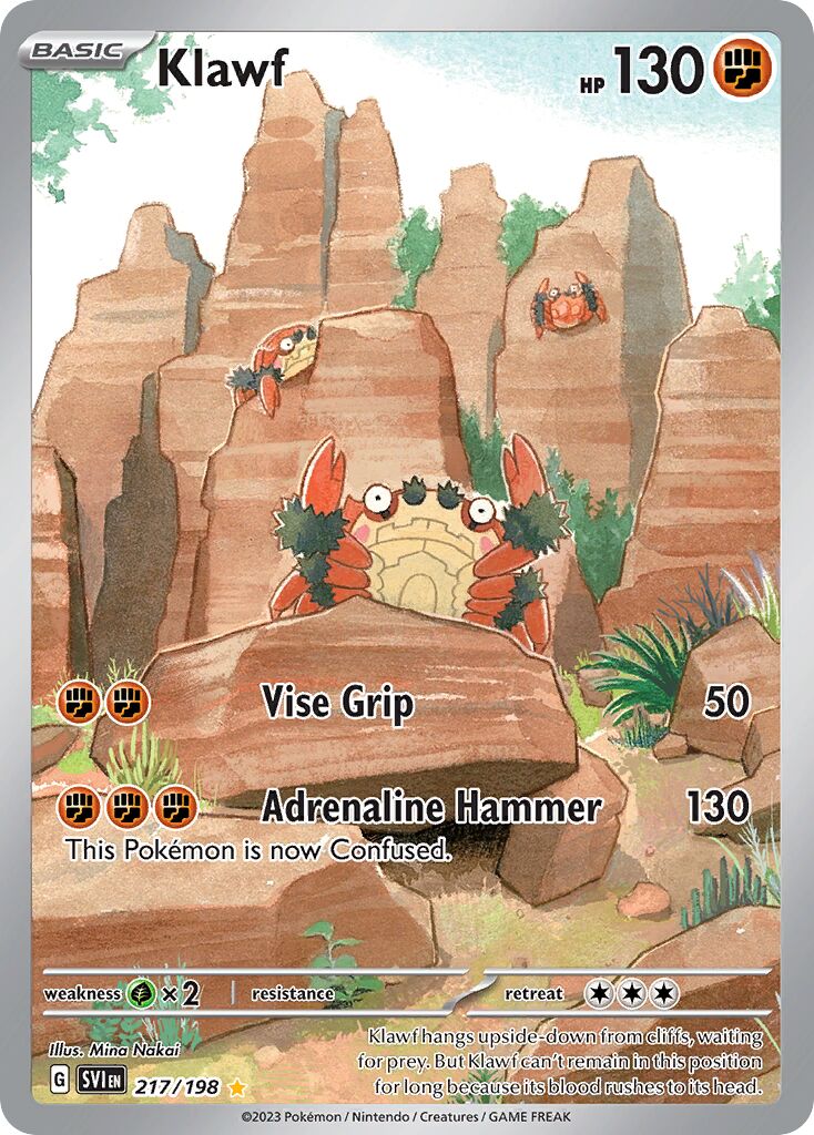 Klawf - 217/198 - Illustration Rare (Inglés Foil NM)