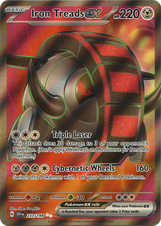 Iron Treads ex - 233/198 - Ultra Rare (Inglés Foil NM)