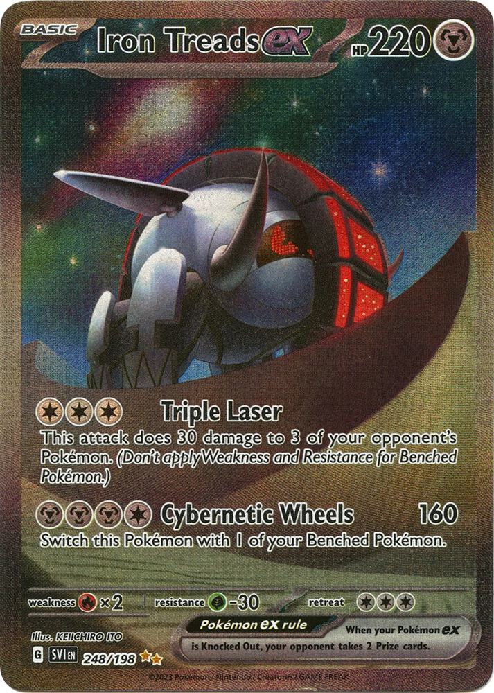 Iron Treads ex - 248/198 - Special Illustration Rare (Español Foil NM)