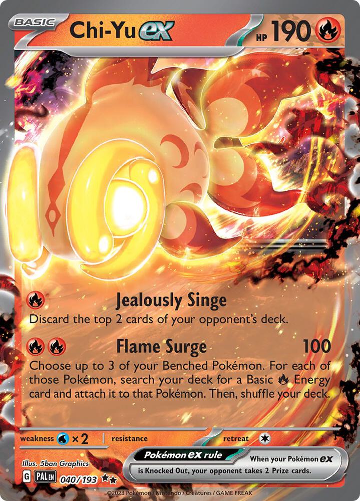 Chi-Yu ex - 040/193 - Double Rare (Español Foil NM)