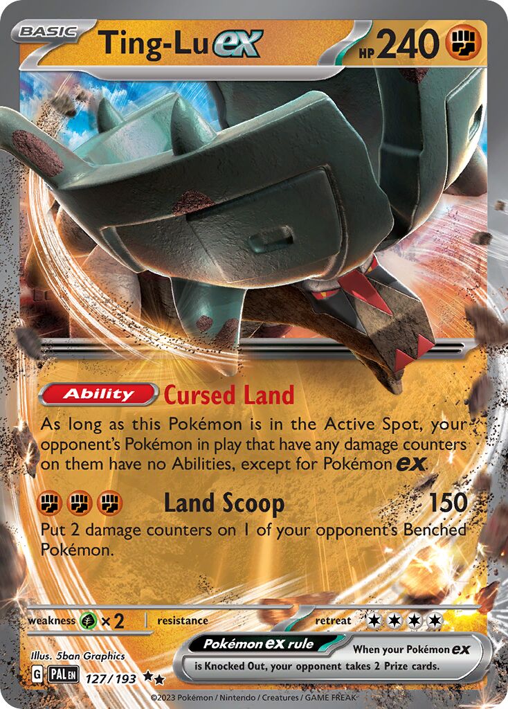 Ting-Lu ex - 127/193 - Double Rare (Inglés Foil NM)