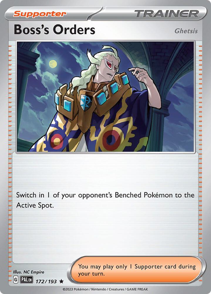 Boss's Orders - 172/193 - Rare (Inglés Foil NM)