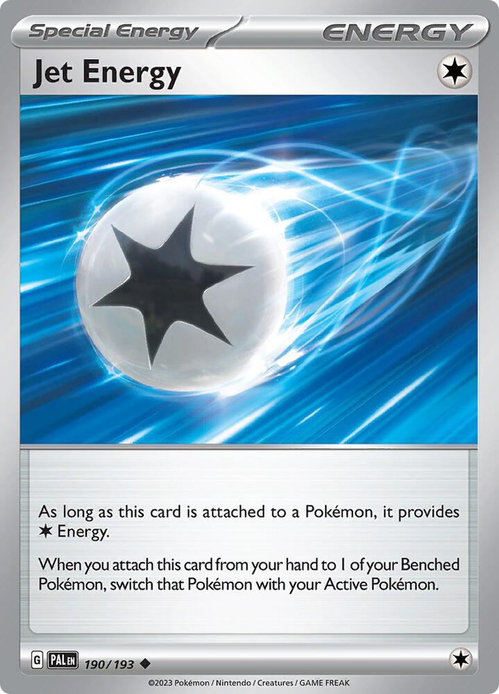 Jet Energy - 190/193 - Uncommon (Español Reverse Holo NM)