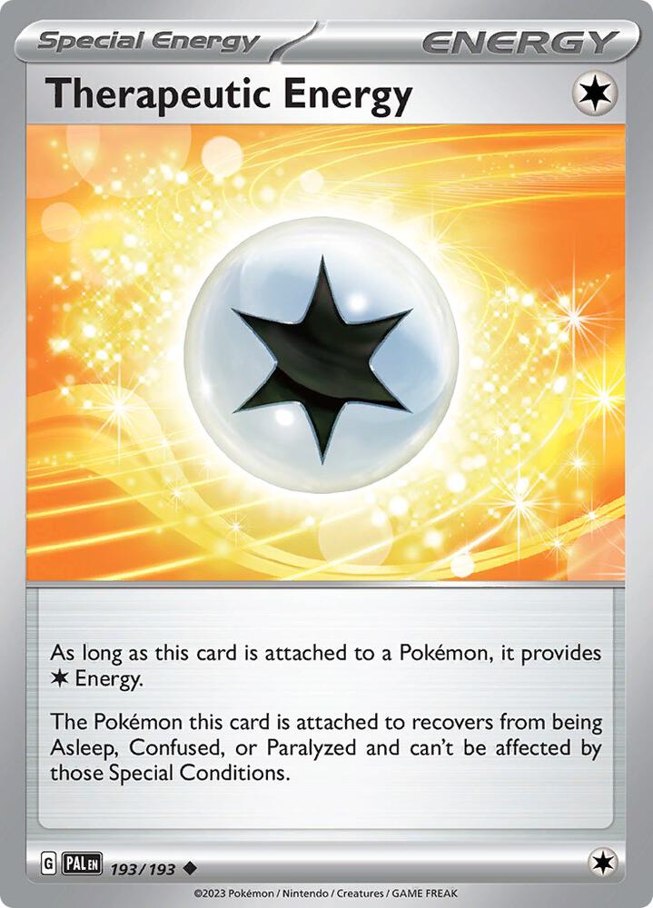 Therapeutic Energy - 193/193 - Uncommon (Español Reverse Holo NM)