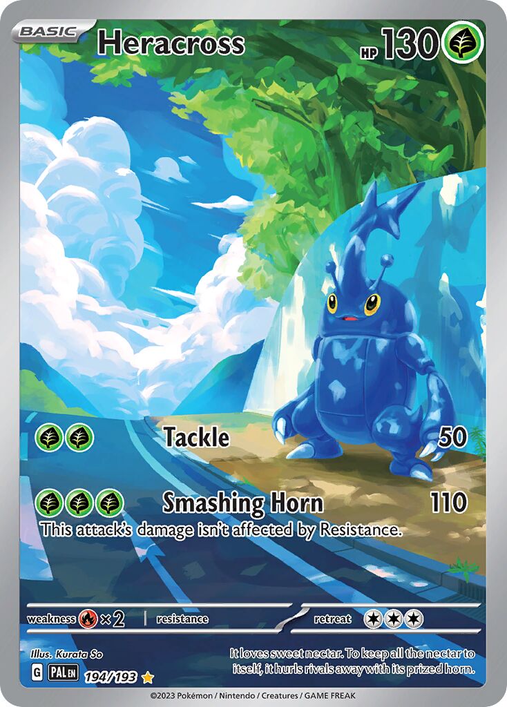 Heracross - 194/193 - Illustration Rare (Español Foil NM)