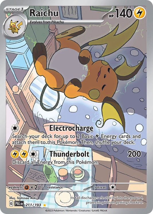 Raichu - 211/193 - Illustration Rare (Inglés Foil NM)